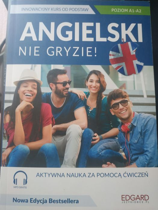 Książka kurs języka angielskiego, do nauki języka