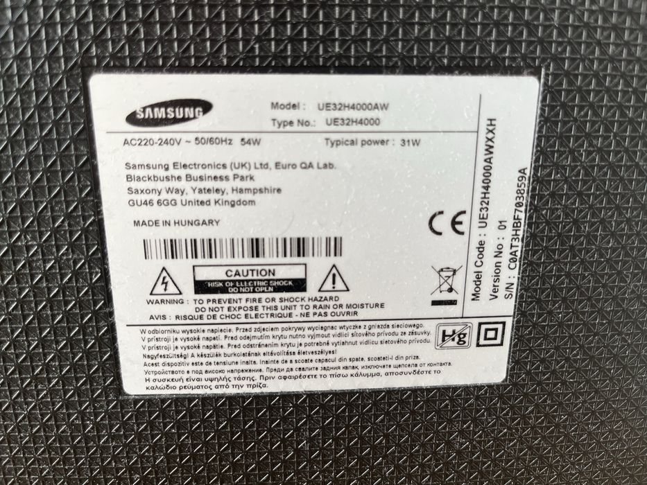 Telewizor marki Samsung
