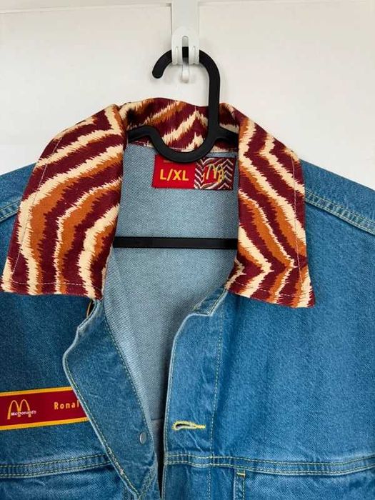 Kurtka jeansowa retro nostalgia McDonald’s L/XL - Ikony lat 2000.
