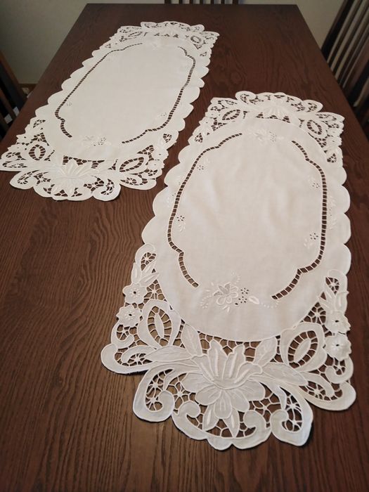 Panos de linho branco