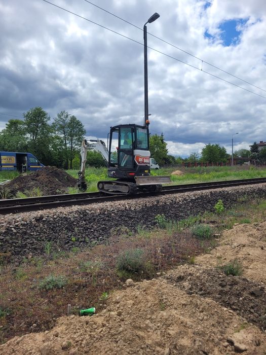 Uslugi koparka .minikoparka wynajem.uslugi minikoparka