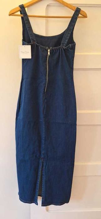 Vestido ganga jeans