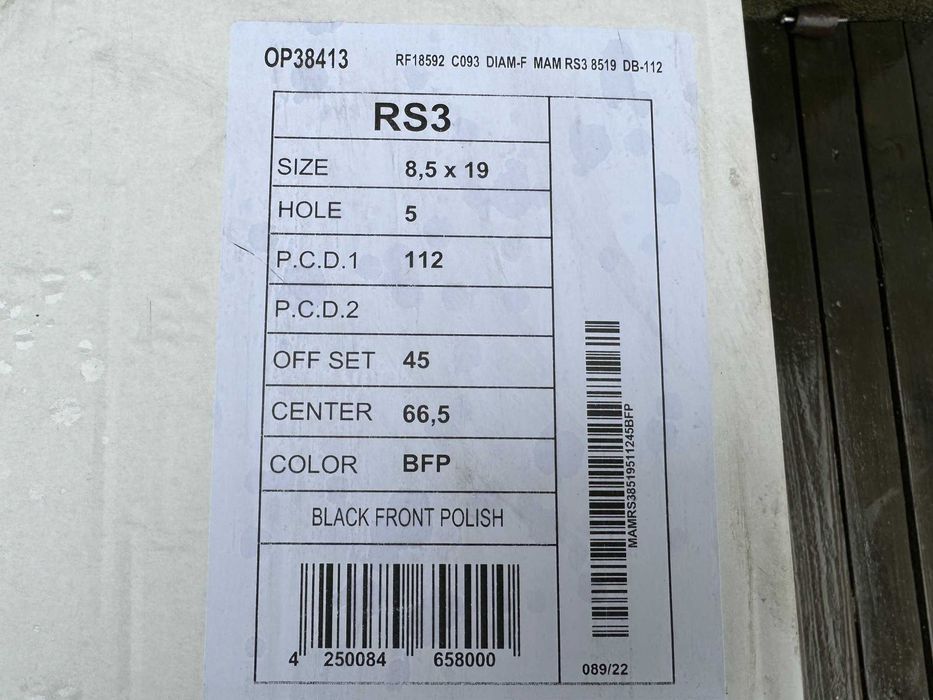 Felgi 19cali MAM Mercedes Klasa A C CL E S AMG ET45 5x112 nr9062