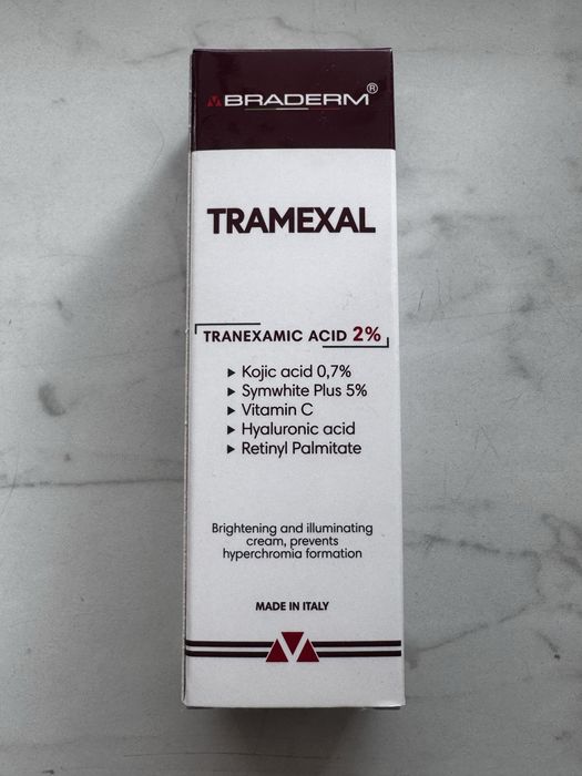 Крем від пігментаціі Tramexal  Braderm ( професійна космецевтика Італія)