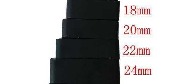 2szt. Zestaw szlufka czarna smartwatch pasek 18mm