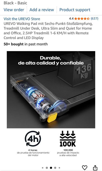 Passadeira de fita rolante electrica(Nova)