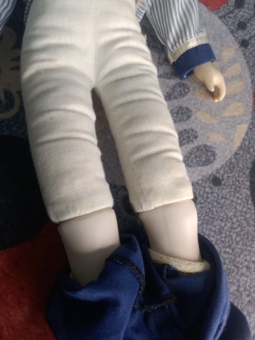 Lalka porcelanowa marynarz