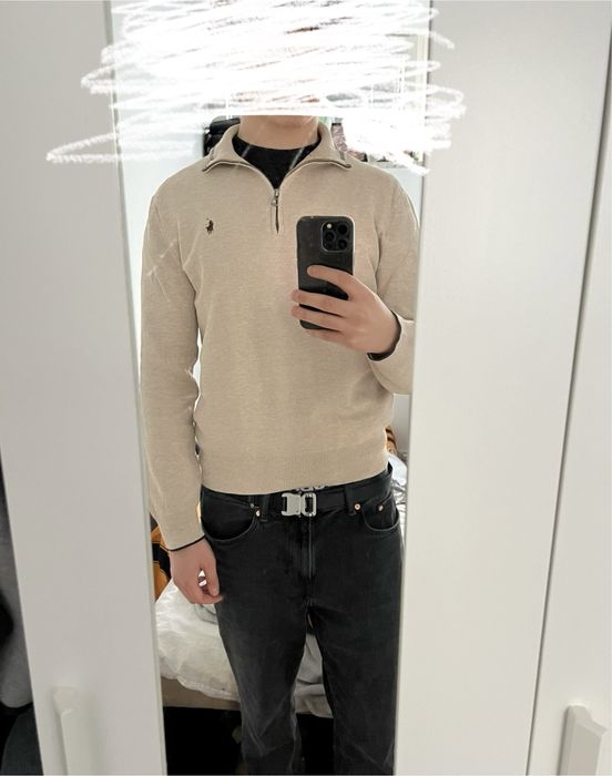 bluza rozpinana ralph lauren 1/4 half zip pinterest old money casual