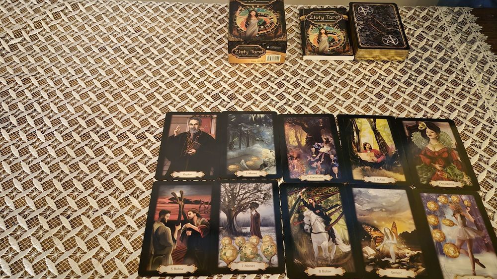 Karty tarota Złoty tarot