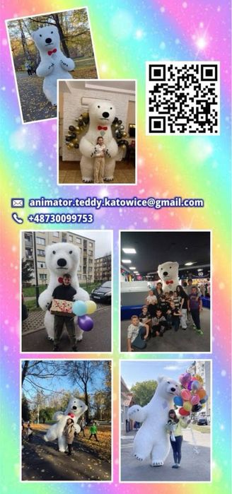 Biały Miś przyjdzie na Twoje święta!