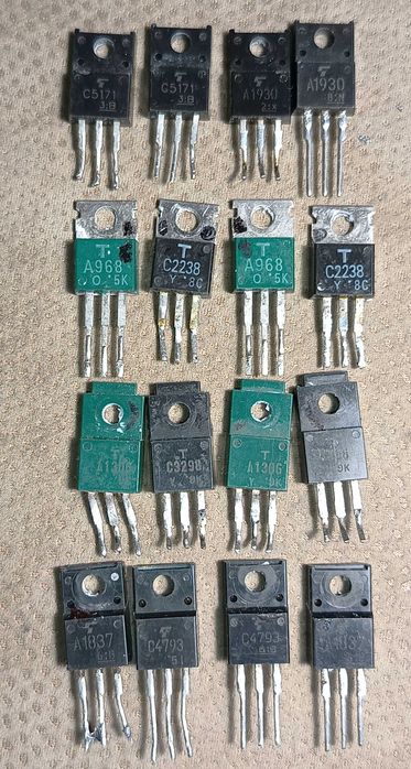 2SA1943 2SC5200, 2SA1302 2SC3281, NJW0281 NJW0302, 2SA1941 2SC5198
