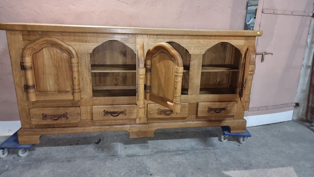 Masywna Komoda z litego drewna 288 cm