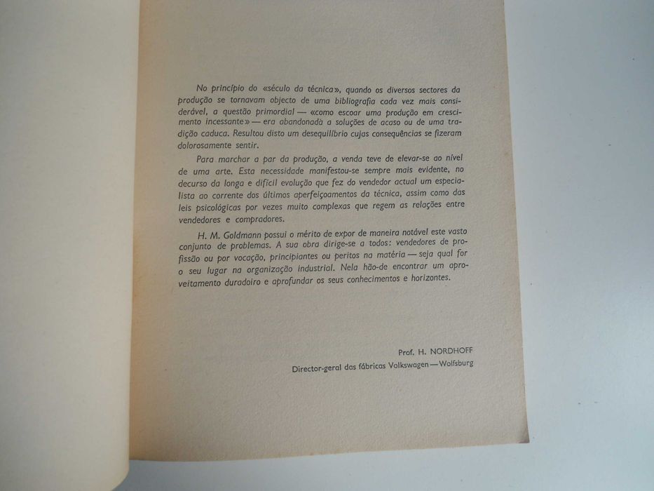 A Arte de Vender por Heinz M. Goldmann