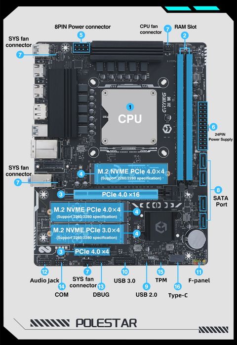 Erying intel core i9 14900hx ddr4 Материнська плата