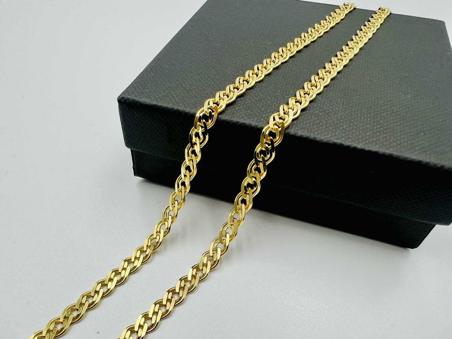 Złoty Łańcuszek Mona lisa 585 Cechowany 5,2 mm 55 cm