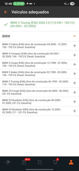 Travagem e46  e Z4