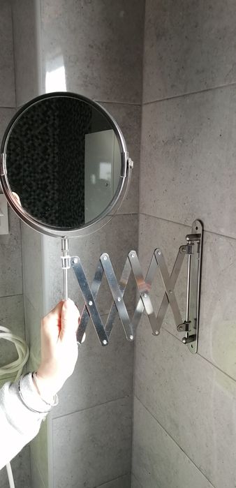 Espelho Ikea FRÄCK aço inoxidável para casa de banho. Como novo