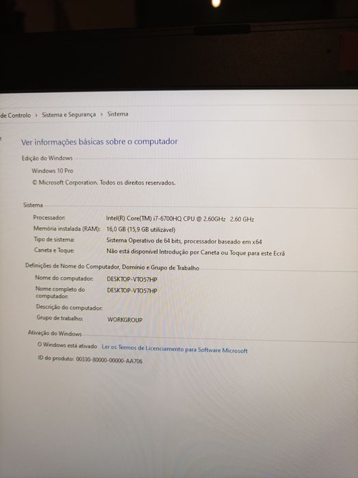 Portátil Gaming Msi GE62 6QD-400PT (Apache Pro)