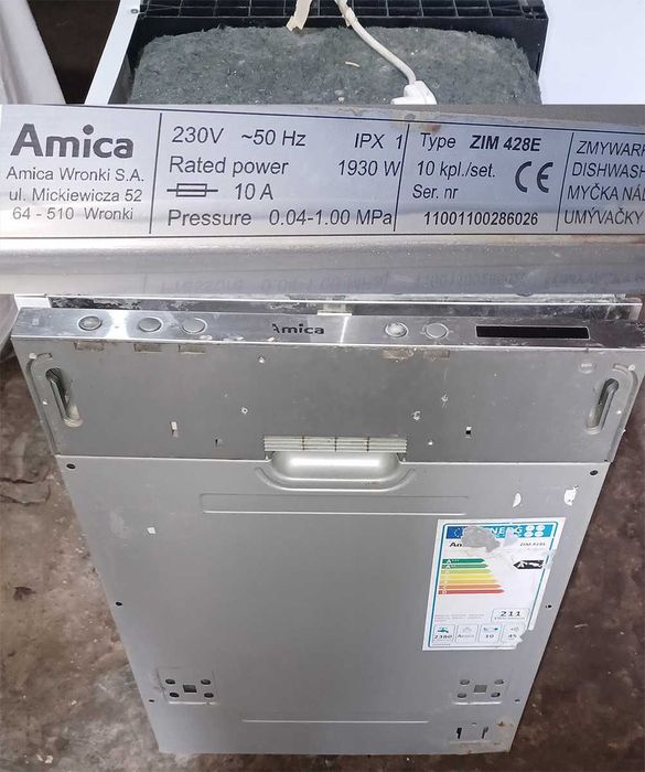 zmywarka Amica ZIM 428E
