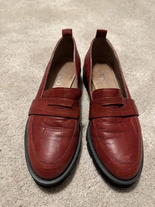 Półbuty Ryłko rozm 37 czerwone