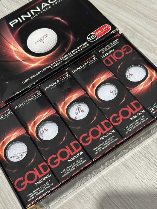 Pinnacle gold precision 15 sztuk - nowe piłki do golfa