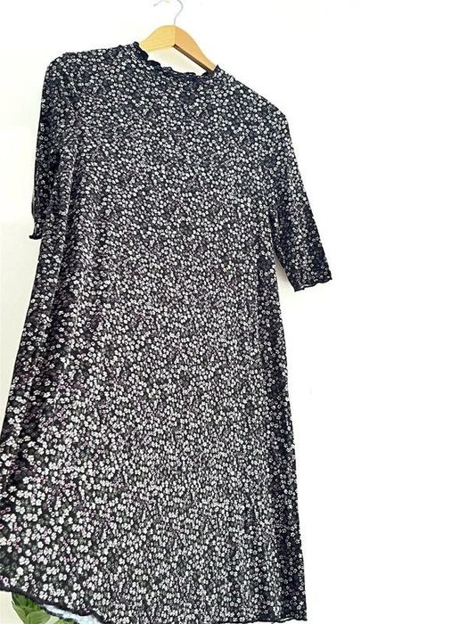 Vestido Floral meia manga Pull & Bear – Novo | Tamanho L
