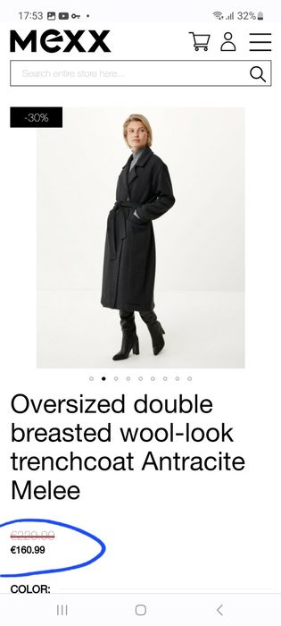 Мехх пальто в составе шерсть На размер M-L-XL. Новое