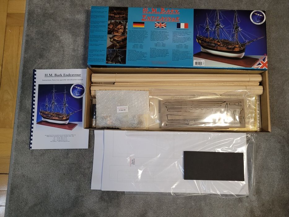 H.M.Bark Endeavour Caldercraft 1:64