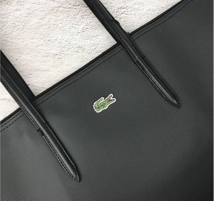 Женская сумка шоппер lacoste жіноча сумка шопер лакоста лакосте