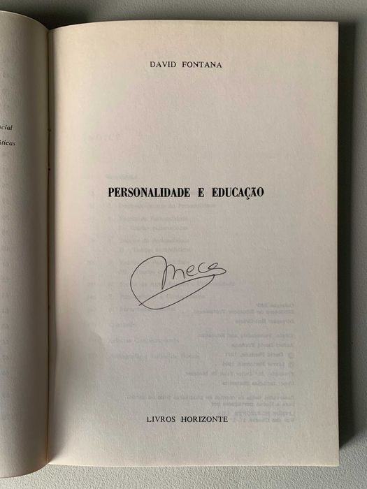 Personalidade e Educação, de David Fontana