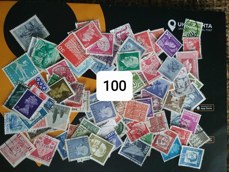 Поштові марки.  500 марок