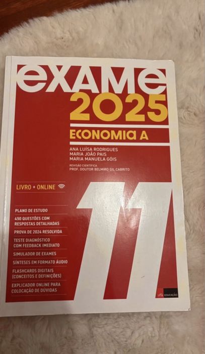 3 livros exames preparação + exames matemática