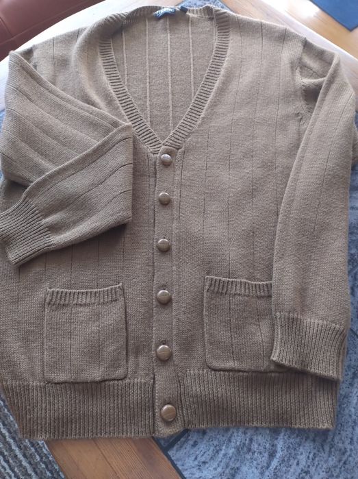 Sweterek męski rozpinany L