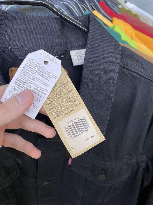 Джинсовка Levi's Denim Trucker Jacket Black оригінал