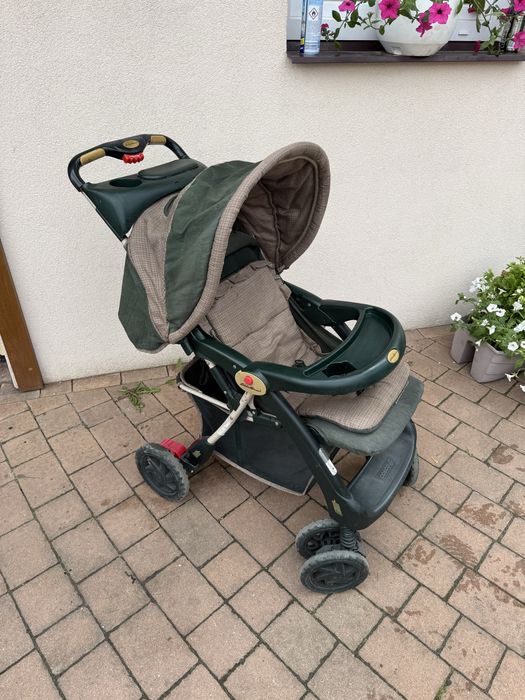 Wózek spacerowy fotelik nosidełko Cosco Eddie Bauer 2w1 retro USA