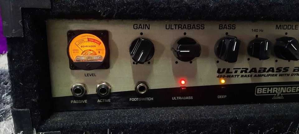Behringer Ultrabass BX4500H - 450W Bass Amplifier Dynamizer Behringer Ultrabass BX4500H - 450W Bass Amplifier Dynamizer