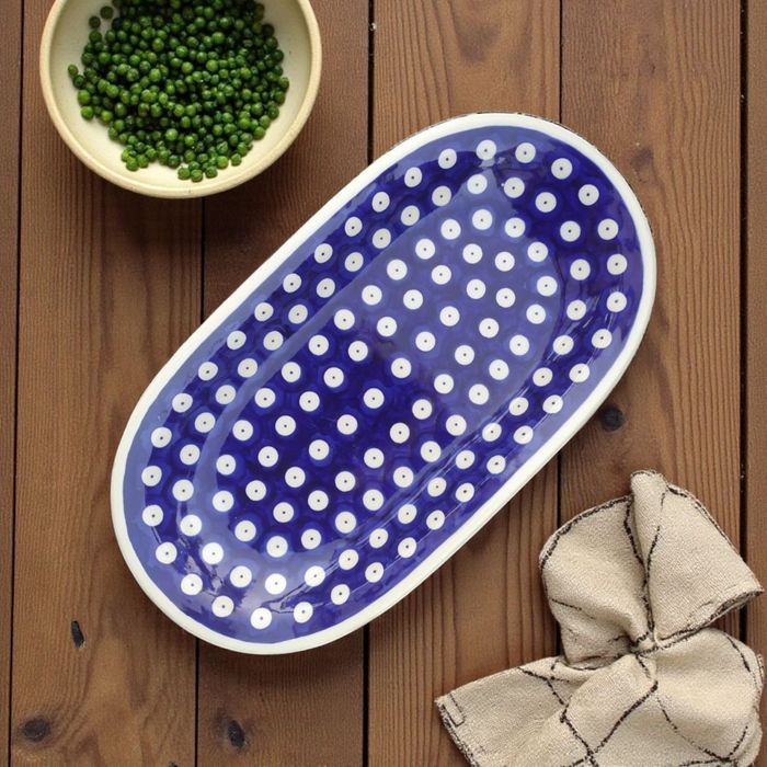 Półmisek 25,5cmx14cm.Gat 1.Ceramika Bolesławiecka