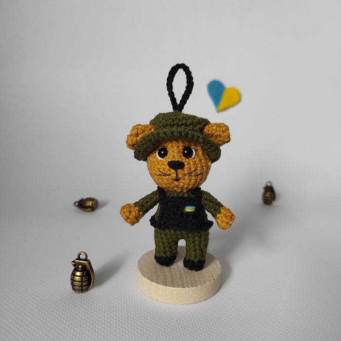 Військовий котик ЗСУ, брелок, оберіг, сувенір