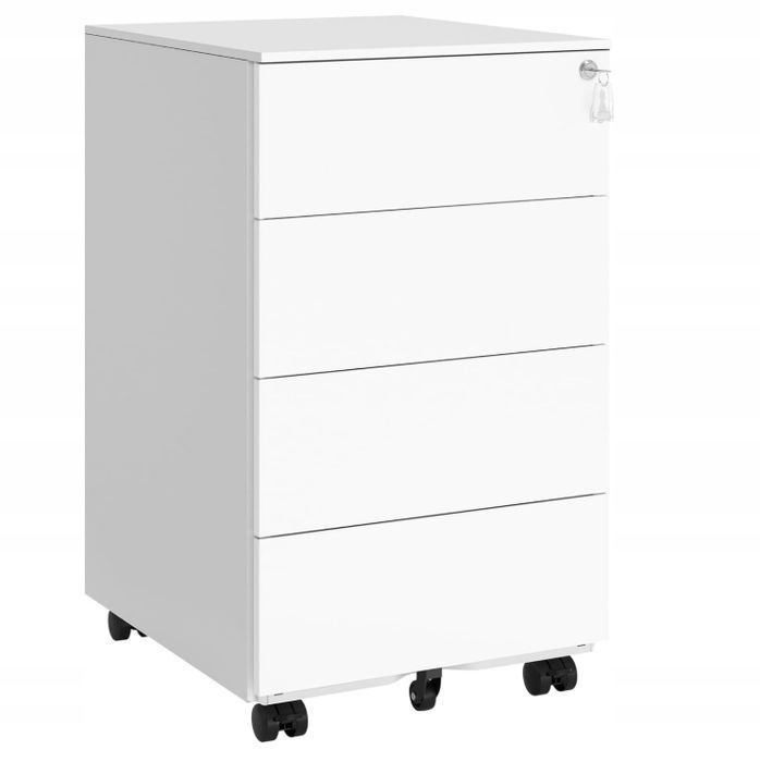 Songmics Skrzynka Biurkowa, Szafka 45 X 39 X 69 Cm Ofc064W14 Powystawowy