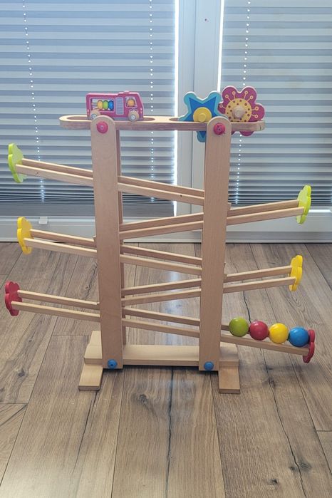 Drewniany tor kulkowy PLAYTIVE - kulodrom