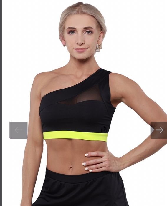 Женский спортивный ком-кт юбка-шорты и топ