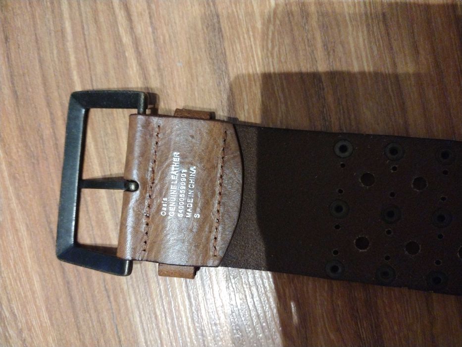 Pasek skórzany rozm. S