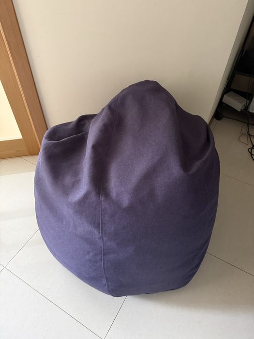 Пуфик-мешок фиолетовый