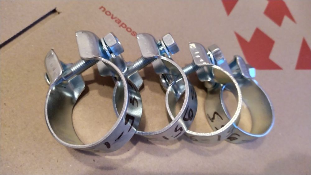 Хомути для глушника 55,5 мм