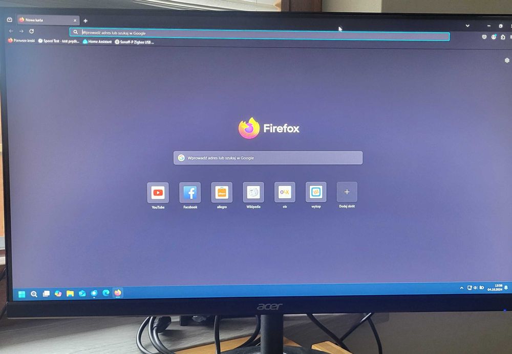 Acer Nitro XF252QXBMIIPRZX czarny 240Hz - działa
