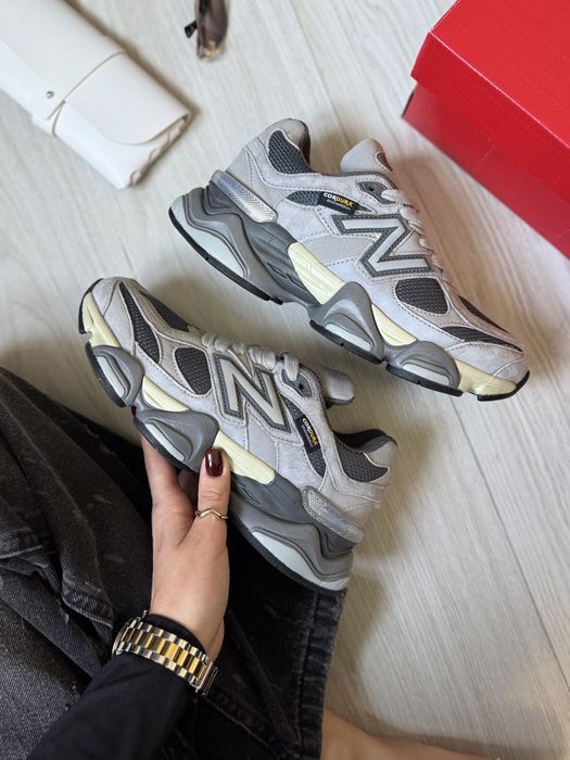 New Balance 9060 Grey Cordura (Термо) утеплені кросівки унісекс 36-45