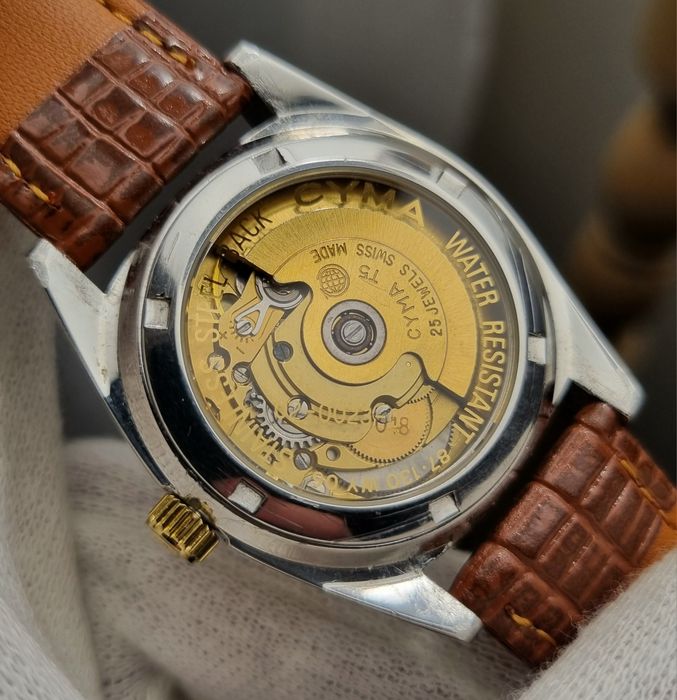 Zegarek Męski Cyma President Day Date  lata 1990 ! 36 mm styl rolex !