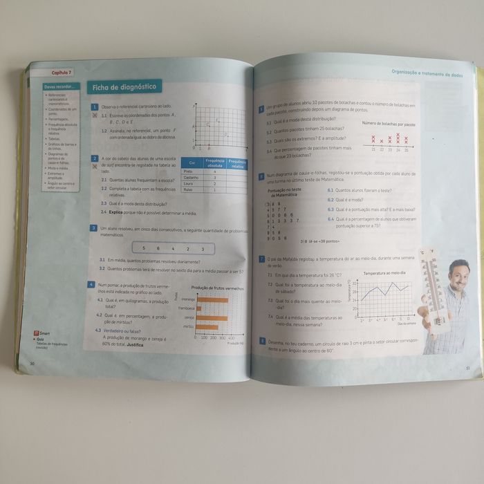 Mat 6, vol 1 e 2, manual mat., 6° ano