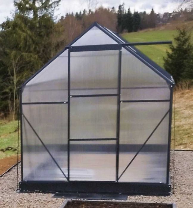 PROMOCJA Szklarnia ogrodowa 5,89 M2 aluminiowa darmowa dostawa