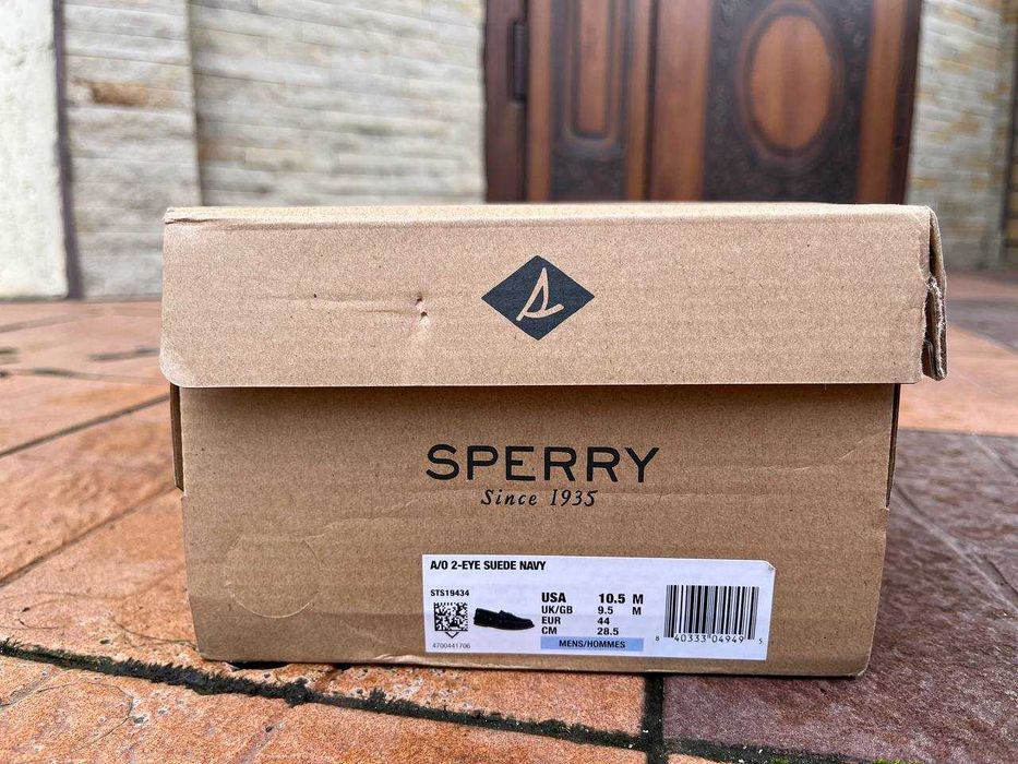 Топсайдери (мокасини) Sperry Top-Sider A/O 2 Eye Suede Navy 44 розмір